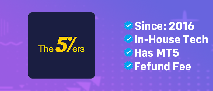 Top 10 Best Prop Firms For Forex Trading 2 The5%ers Best Prop Firm