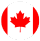 Canada round flag