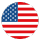 USA round logo icon